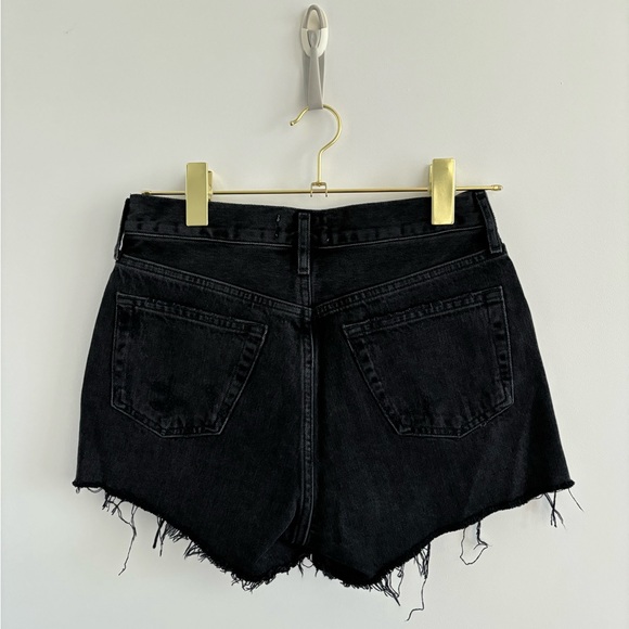 Agolde black parker shorts - Picture 4 of 5